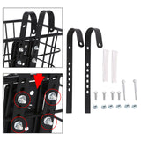 Maxbell Bike Front Basket Hook for Handlebar Bike Accessories with Mounting Hardware