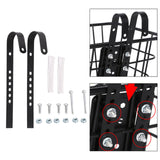Maxbell Bike Front Basket Hook for Handlebar Bike Accessories with Mounting Hardware