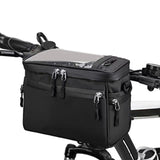 Maxbell Bike Handlebar Bag Portable Shoulder Bag Touch Screen Phone Bag Rainproof
