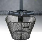 Maxbell Iron Mesh Bicycle Basket Detachable Front Handlebar Basket Storage Basket
