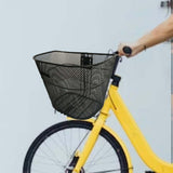 Maxbell Iron Mesh Bicycle Basket Detachable Front Handlebar Basket Storage Basket