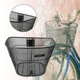 Maxbell Iron Mesh Bicycle Basket Detachable Front Handlebar Basket Storage Basket