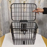 Maxbell Metal Bike Basket Organizer with Mounting Screws Large Space for Tricycles