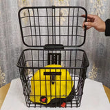 Maxbell Metal Bike Basket Organizer with Mounting Screws Large Space for Tricycles