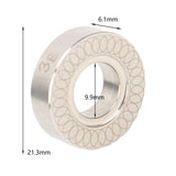 Maxbell Billiards Cue Balance rings Stainless Steel for Competition Durable Exquisite 13g