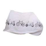 Maxbell Durable Road Bike Cover Waterproof Sun Protection Storage Dustproof Raincoat White
