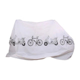 Maxbell Durable Road Bike Cover Waterproof Sun Protection Storage Dustproof Raincoat White