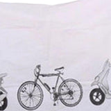 Maxbell Durable Road Bike Cover Waterproof Sun Protection Storage Dustproof Raincoat White