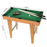 Maxbell Pool Table Set Home Office Billiard Cues Mini Tabletop Billiards for Kids