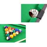 Maxbell Pool Table Set Home Office Billiard Cues Mini Tabletop Billiards for Kids