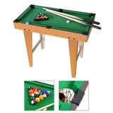 Maxbell Pool Table Set Home Office Billiard Cues Mini Tabletop Billiards for Kids