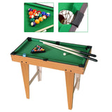 Maxbell Pool Table Set Home Office Billiard Cues Mini Tabletop Billiards for Kids