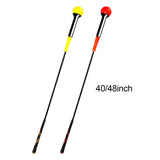 Maxbell Durable Warm up Stick Practice Exercise Golf Swing Trainer Aid for Balance Yellow 100cm