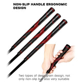 Maxbell Durable Warm up Stick Practice Exercise Golf Swing Trainer Aid for Balance Red 100cm