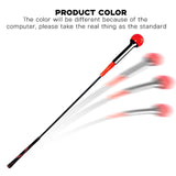 Maxbell Durable Warm up Stick Practice Exercise Golf Swing Trainer Aid for Balance Red 100cm