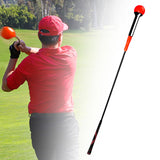 Maxbell Durable Warm up Stick Practice Exercise Golf Swing Trainer Aid for Balance Red 100cm