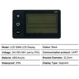 Maxbell Motor Brushless Controller LCD Display Sensitive Control for Electric Bike