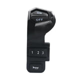 Maxbell Electric Throttle Switch 3 in 1 Control Light Horn Durable for Electric Bike B