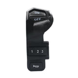 Maxbell Electric Throttle Switch 3 in 1 Control Light Horn Durable for Electric Bike B
