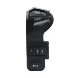 Maxbell Electric Throttle Switch 3 in 1 Control Light Horn Durable for Electric Bike B