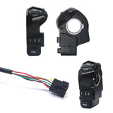 Maxbell Electric Throttle Switch 3 in 1 Control Light Horn Durable for Electric Bike B