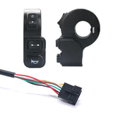 Maxbell Electric Throttle Switch 3 in 1 Control Light Horn Durable for Electric Bike C