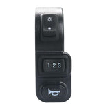 Maxbell Electric Throttle Switch 3 in 1 Control Light Horn Durable for Electric Bike D