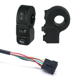 Maxbell Electric Throttle Switch 3 in 1 Control Light Horn Durable for Electric Bike D
