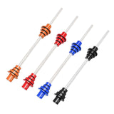 Maxbell Bike Wheel thru Axle Adaptor for Truing Stand Universal Cycling 12/15/20mm Orange