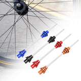 Maxbell Bike Wheel thru Axle Adaptor for Truing Stand Universal Cycling 12/15/20mm Orange