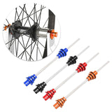 Maxbell Bike Wheel thru Axle Adaptor for Truing Stand Universal Cycling 12/15/20mm Orange