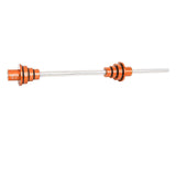 Maxbell Bike Wheel thru Axle Adaptor for Truing Stand Universal Cycling 12/15/20mm Orange