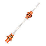 Maxbell Bike Wheel thru Axle Adaptor for Truing Stand Universal Cycling 12/15/20mm Orange