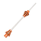Maxbell Bike Wheel thru Axle Adaptor for Truing Stand Universal Cycling 12/15/20mm Orange