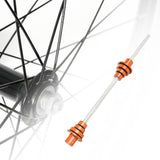 Maxbell Bike Wheel thru Axle Adaptor for Truing Stand Universal Cycling 12/15/20mm Orange