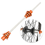 Maxbell Bike Wheel thru Axle Adaptor for Truing Stand Universal Cycling 12/15/20mm Orange