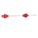 Maxbell Bike Wheel thru Axle Adaptor for Truing Stand Universal Cycling 12/15/20mm Red