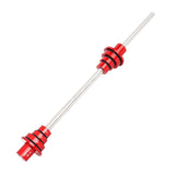 Maxbell Bike Wheel thru Axle Adaptor for Truing Stand Universal Cycling 12/15/20mm Red