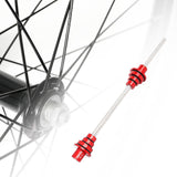 Maxbell Bike Wheel thru Axle Adaptor for Truing Stand Universal Cycling 12/15/20mm Red