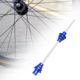 Maxbell Bike Wheel thru Axle Adaptor for Truing Stand Universal Cycling 12/15/20mm Blue