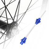 Maxbell Bike Wheel thru Axle Adaptor for Truing Stand Universal Cycling 12/15/20mm Blue