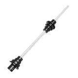 Maxbell Bike Wheel thru Axle Adaptor for Truing Stand Universal Cycling 12/15/20mm Black