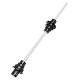 Maxbell Bike Wheel thru Axle Adaptor for Truing Stand Universal Cycling 12/15/20mm Black