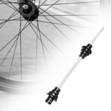 Maxbell Bike Wheel thru Axle Adaptor for Truing Stand Universal Cycling 12/15/20mm Black