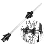 Maxbell Bike Wheel thru Axle Adaptor for Truing Stand Universal Cycling 12/15/20mm Black