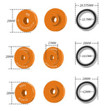 Maxbell Universal Bike Bearing Press Set Hub Bearing Installation for Bicycles Orange