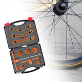 Maxbell Universal Bike Bearing Press Set Hub Bearing Installation for Bicycles Orange