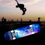 Maxbell Complete Skateboard for Beginners Women Man Teens Mute Boys Girls Maple StyleA