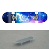 Maxbell Complete Skateboard for Beginners Women Man Teens Mute Boys Girls Maple StyleA