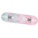 Maxbell Complete Skateboard for Beginners Women Man Teens Mute Boys Girls Maple StyleD